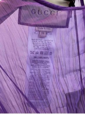 Gucci Purple Silk Chiffon Midi Dress 5