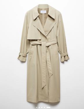 Victoria Beckham x Mango Beige Trenchcoat 3