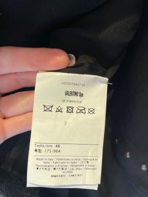 Valentino Black Crystal Embelleshed Mink Jacket 6