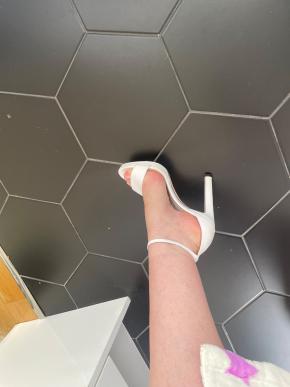 Jimmy Choo White Misty 120 Sandals 15