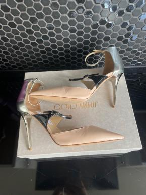 Jimmy Choo Tri ColourAnkle Strap Pumps 4