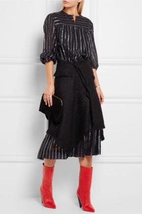 Isabel Marant Red Leather Lexing Boots 10