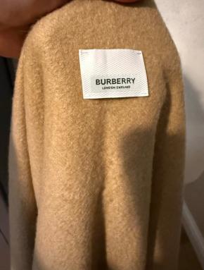 Burberry Brown Faux Fur And Cashmere Stole 6