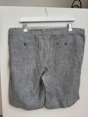 Loro Piana New Grey Linen Bermuda Shorts 3