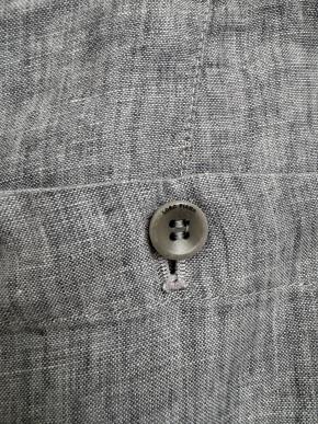 Loro Piana New Grey Linen Bermuda Shorts 8