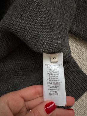 Celine Phoebe Philo Grey Cashmere Blend Sweater 5
