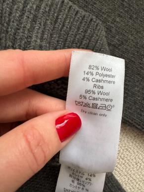 Celine Phoebe Philo Grey Cashmere Blend Sweater 6