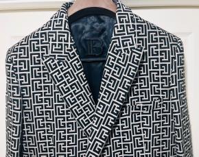 Balmain Oversized Monogrammed Blazer 5