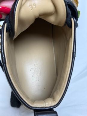 Hermes Black Leather Lennox Sneakers 6