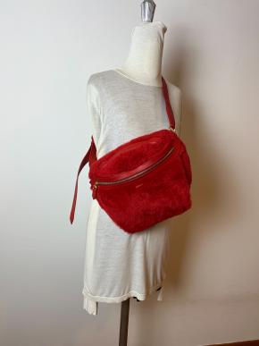 MaxMara Red Alpaca Wool Blend Bag 3