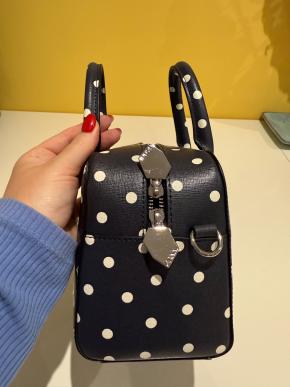 Ganni Polka Dot Leather Crossbody Bag 4