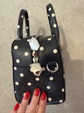 Ganni Polka Dot Leather Crossbody Bag 7