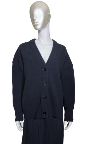 Christian Wijnants Kenata Navy Knit Cardigan 6