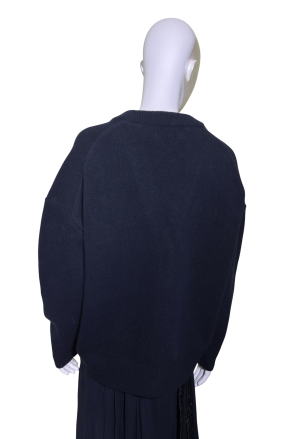 Christian Wijnants Kenata Navy Knit Cardigan 7