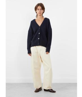 Christian Wijnants Kenata Navy Knit Cardigan 3