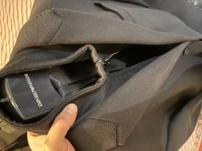 Emporio Armani Single Breasted Virgin Wool Coat 5