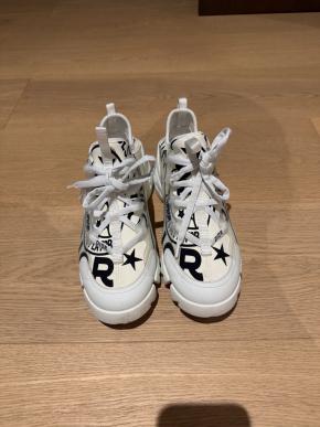 Dior Neoprene White Rubber D-Connect Sneakers 7