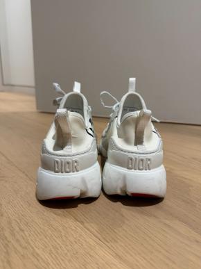 Dior Neoprene White Rubber D-Connect Sneakers 4