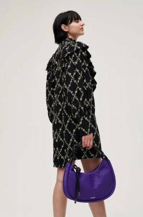 Ganni Printed Long Sleeved Dress 5