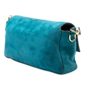 Fendi Medium Suede Baguette Satchel 2