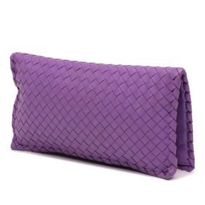 Bottega Veneta Nappa Intrecciato Turn Lock Clutch 2