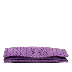 Bottega Veneta Nappa Intrecciato Turn Lock Clutch 3
