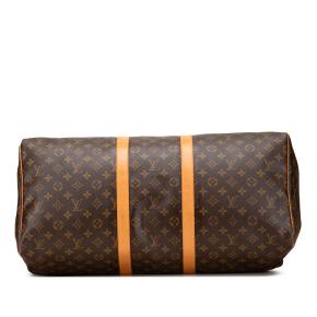 Louis Vuitton Coated Canvas Monogram Keepall 55 4