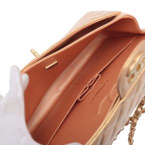 Chanel  Leather Medium Classic Lambskin Double Flap 3