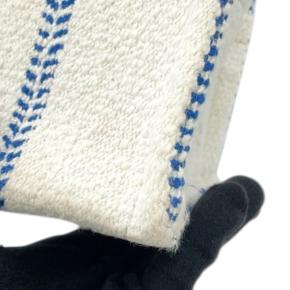 Celine Small Wool Cuir Triomphe Stripe Cabas Thais Satchel 5