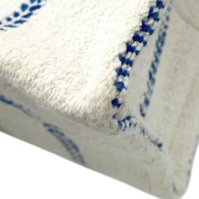 Celine Small Wool Cuir Triomphe Stripe Cabas Thais Satchel 7