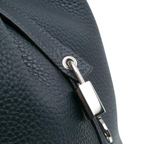 Hermes Blue Clemence Picotin Lock 22 11