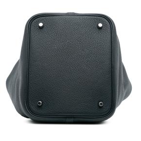 Hermes Blue Clemence Picotin Lock 22 4