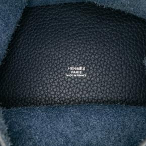 Hermes Blue Clemence Picotin Lock 22 6