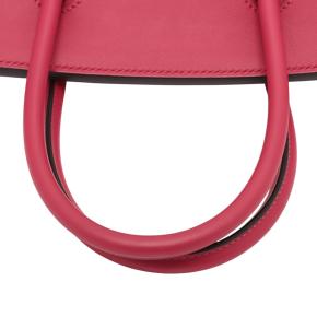 Hermes Framboise/Ecru Toile H and Swift Fray Fray Birkin 35 10