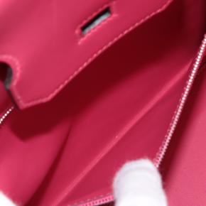 Hermes Framboise/Ecru Toile H and Swift Fray Fray Birkin 35 4