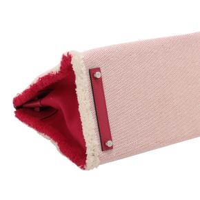 Hermes Framboise/Ecru Toile H and Swift Fray Fray Birkin 35 7