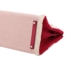 Hermes Framboise/Ecru Toile H and Swift Fray Fray Birkin 35 8