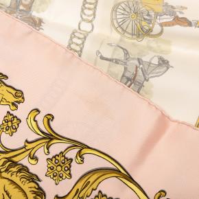 Hermes La Promenade de Longchamps Silk Scarf 90 8