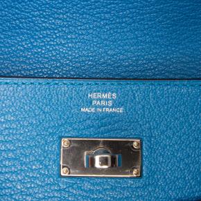 Hermes Chevre Mysore Kelly Longue Wallet 5