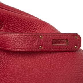 Hermes Red Togo Birkin Retourne 35 6
