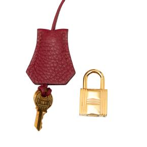 Hermes Red Togo Birkin Retourne 35 7