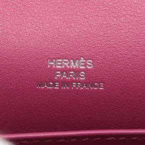 Hermes Rose Pourpre  Kelly Pochette 22 5