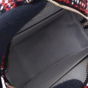 Chanel Red Tweed 19 Round Clutch with Chain 6