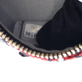 Chanel Red Tweed 19 Round Clutch with Chain 8