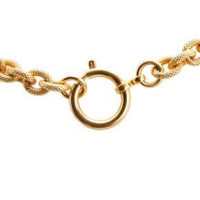 Chanel 24CT Gold Plated Lava Collection CC Pendant Necklace 2