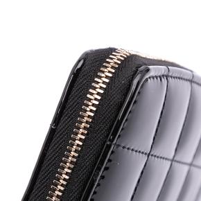 Chanel Quilted Patent Calfskin CC Heart Clutch With Chain 12