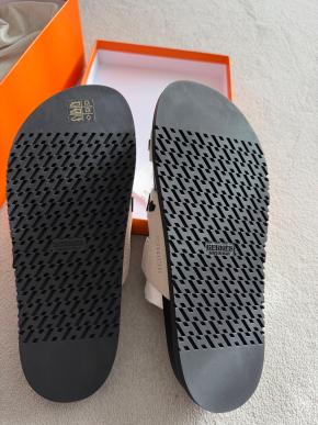 Hermes Leopard Print Chypre Sandals 4