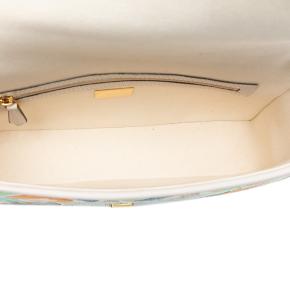 Fendi Multicoloured Zucca Embroidered Canvas Baguette Satchel 4