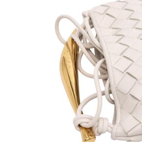 Bottega Veneta Chalk Baby Lambskin Intrecciato Sardine 7