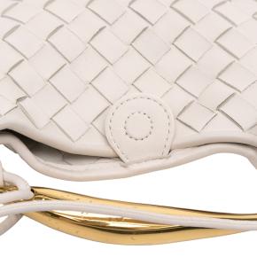 Bottega Veneta Chalk Baby Lambskin Intrecciato Sardine 8